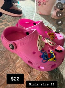 Girl crocs size 11