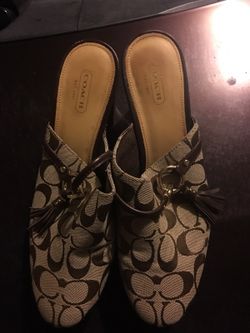 Coach Heels size 9.5