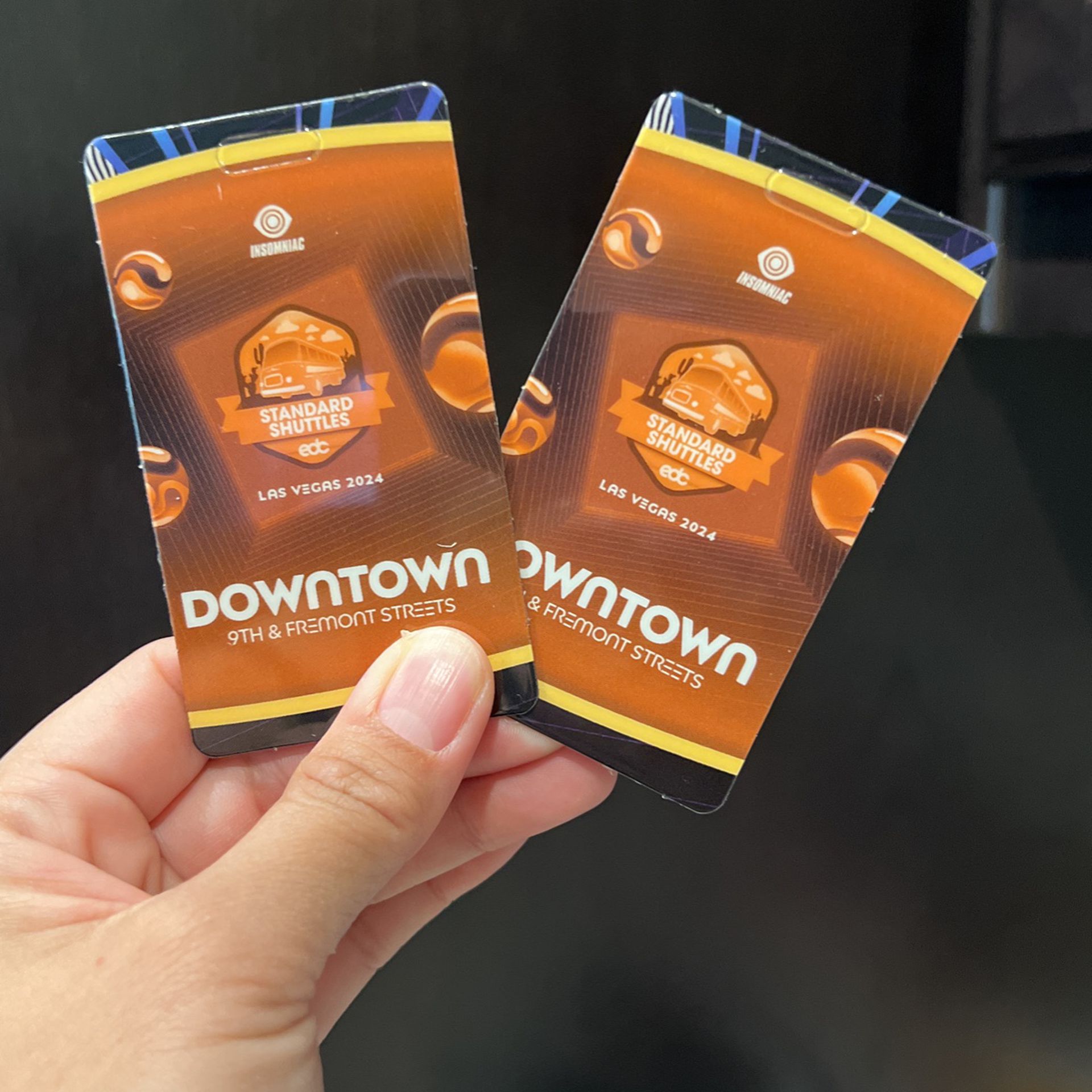 Two Downtown Shuttle Passes For EDC 2024