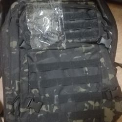 Backpack, Military Style+ Mesh Bag