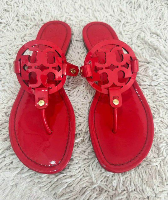 Tory Burch Designer Miller Thong Sandals Flip Flops Size 9