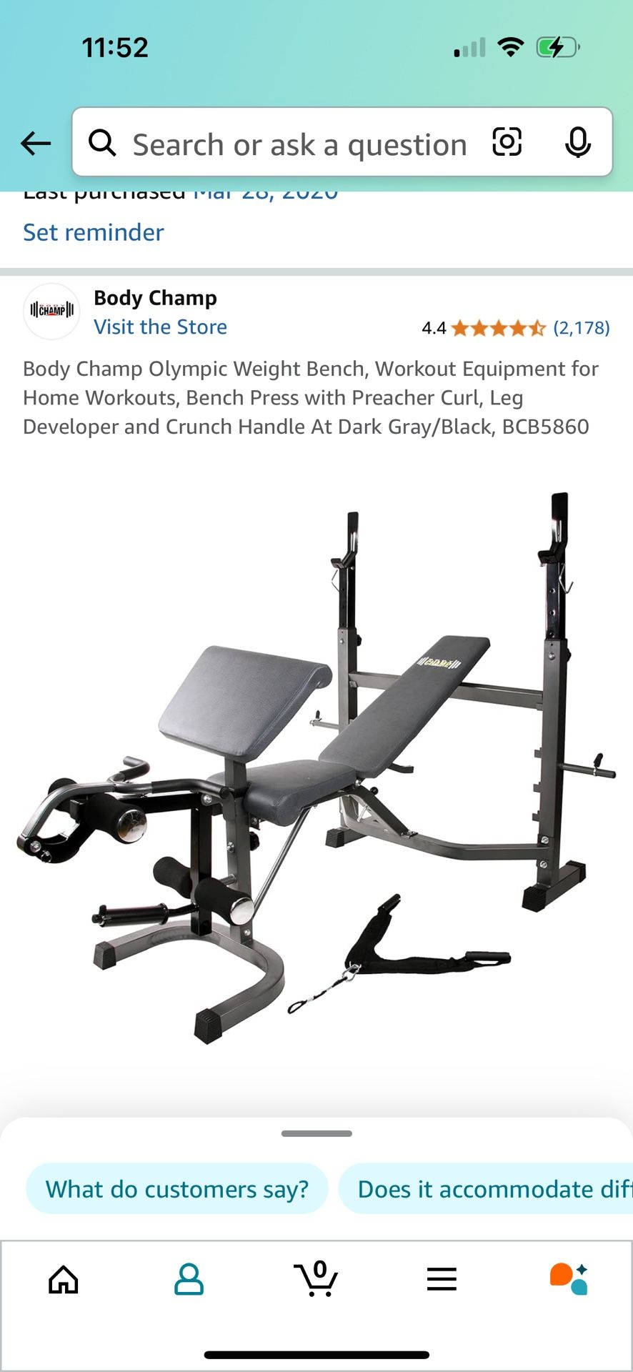 Bench Press and Weight Plates 8 Sizes
