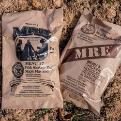 Old Military Rations Kit Authentic 