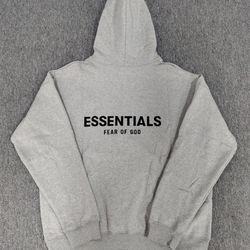 Dark Oatmeal Essential Hoodies XS, L
