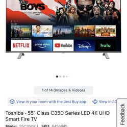 Best Buy: Toshiba 55 Class C350 Series LED 4K UHD Smart Fire TV 55C350KU