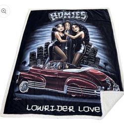Homies Lowe rider Love Blanket Christmas Gift