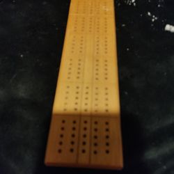 Vintage 1941 Cribbage Crib Board With Pegs