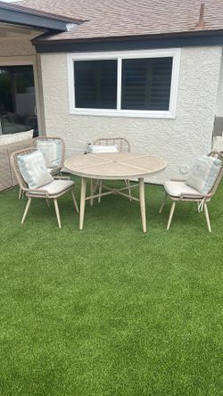 Outdoor dining table