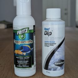 Fritz Coppersafe 4oz and Seachem Reef Dip