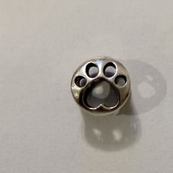 Pandora paw print charm 925 silver