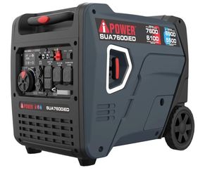 A-iPower Portable Inverter Generator, 7600W Dual Fuel Electric Start RV Ready, EPA & CARB Compliant CO Sensor, With Telescopic Handle For Backup Home 