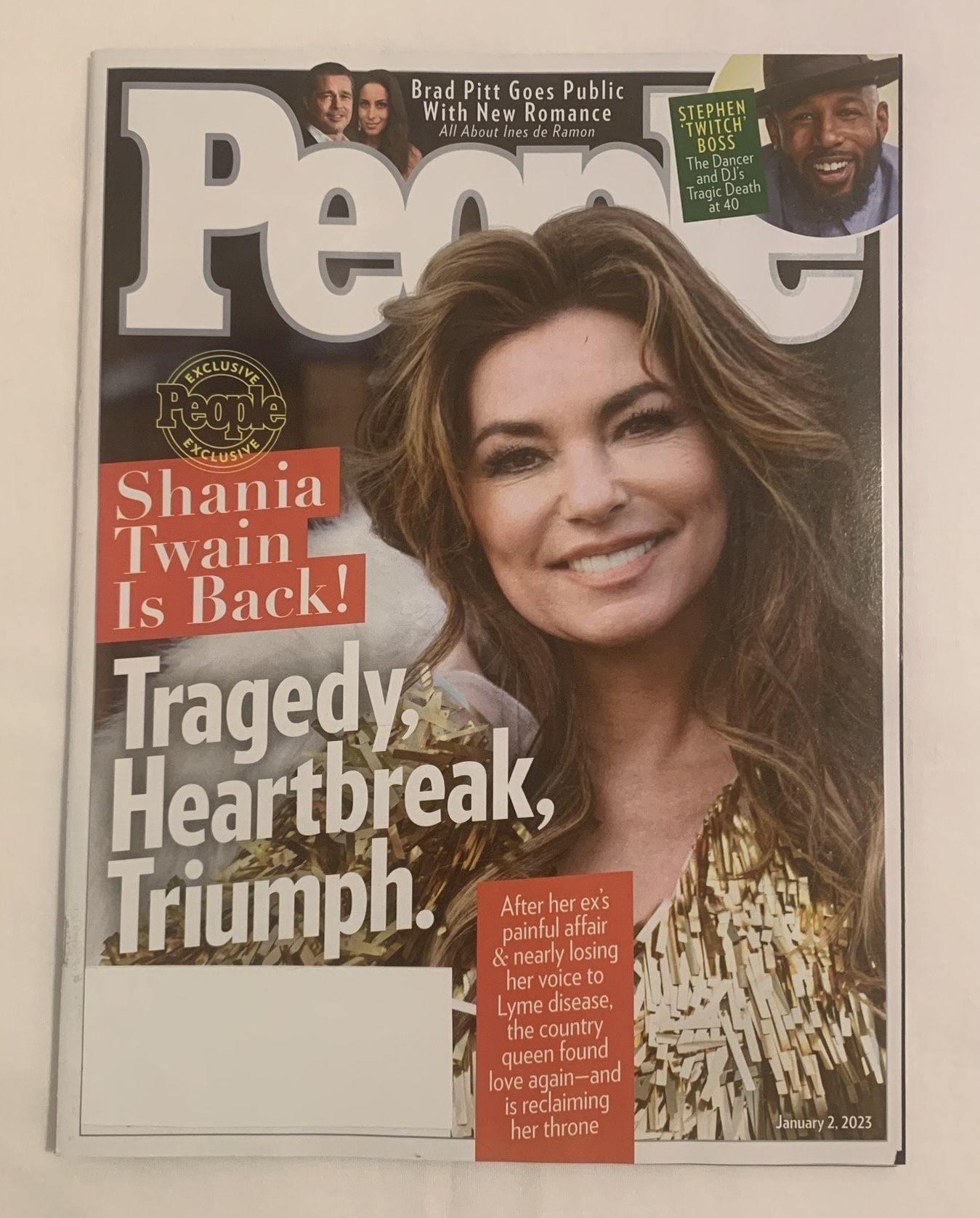 People Shania Twain “Tragedy, Heartbreak, Triumph” Issue January 2, 2023 Magazine 