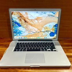 Apple MacBook Pro 15” 2011 2.3Ghz i7 6GB//240GB SSD Fully Functional CRACK TRACKPAD