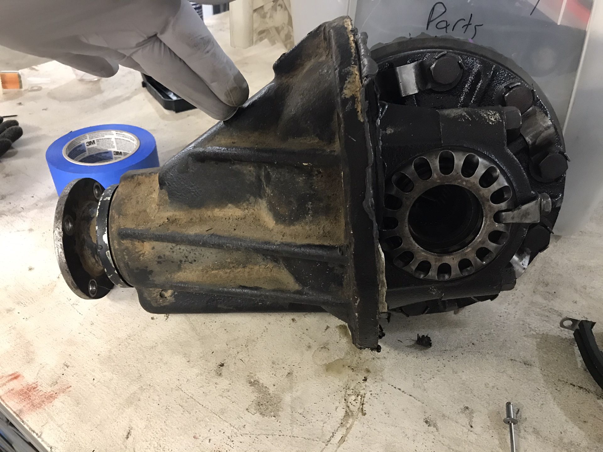 Toyota 8” diff third member differential 8 inch rear axle pumpkin
