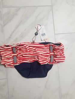 NWT! Nanette Lepore Nautical Inspired Bikini bottom Size Small