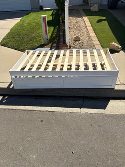 Free twin trundle bed frame