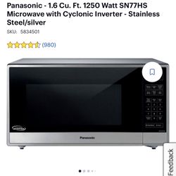 Panasonic Super Microwave Oven