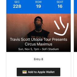 Travis Scott Tickets