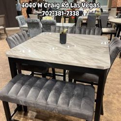 🙋‍♂️ Dining Table Chairs 👉 Furniture Sectionals, Queen Bedrooms Avail 