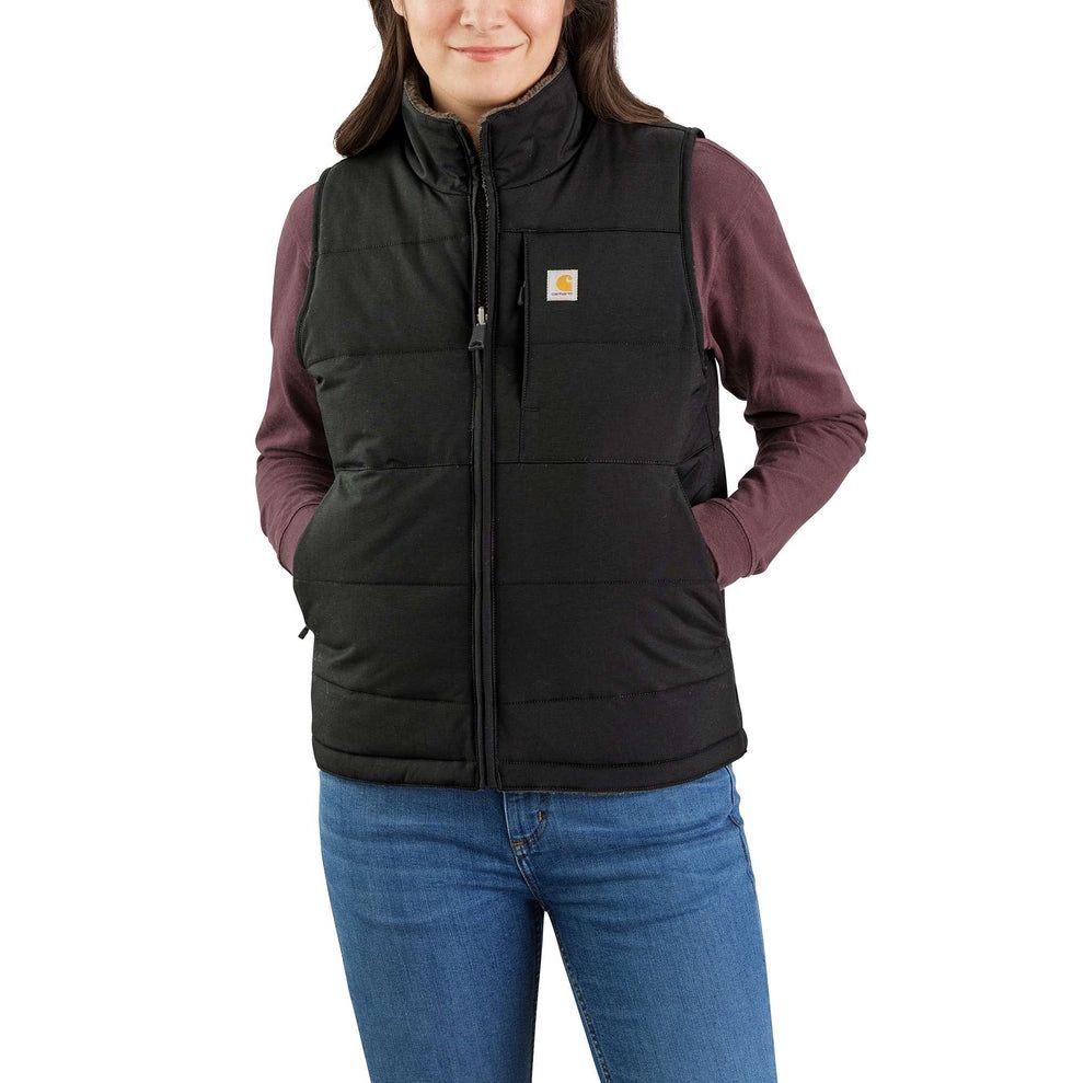 Women’s Carhartt Insulated/Reversible Montana Puffer Vest in Black 