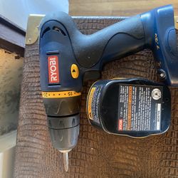 Ryobi Drill With Battery