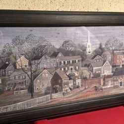 Art Print -Colonial Village. New England. 