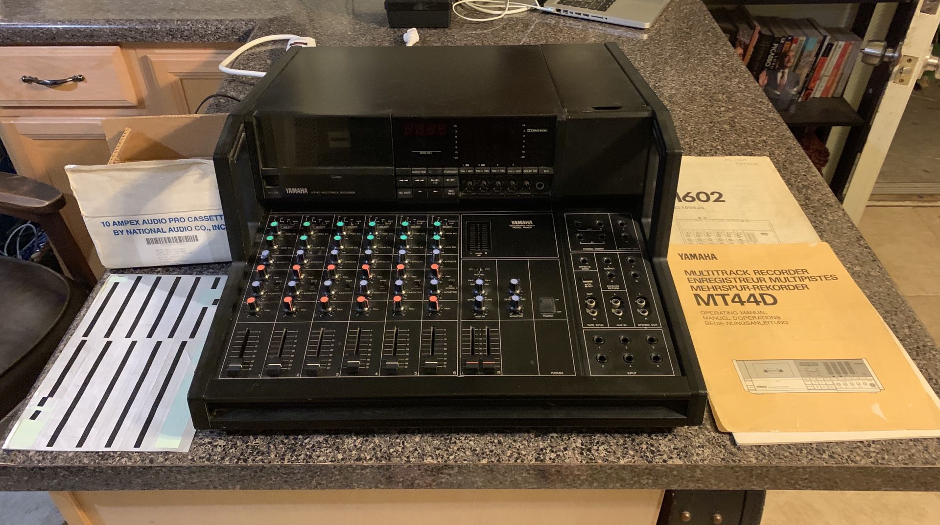 Yamaha MT44D 4 Track Cassette recorder with RM602 mixer