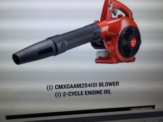 CRAFTSMAN B2000 25-CC 2 CYCLE 410-SFM 180 MPH GAS HANDHELD LEAF BLOWER.   IN EXCELLENT CONDITION
