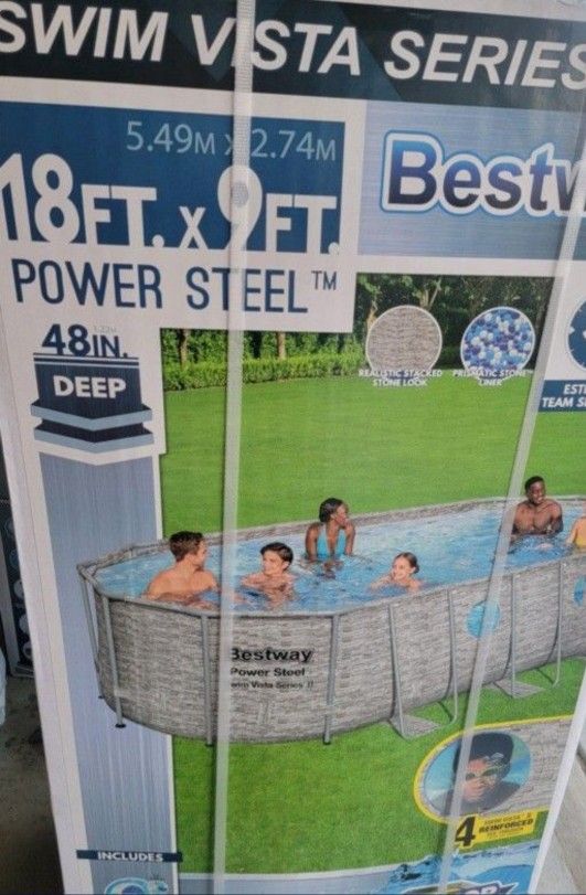 Brand New 18x9x48 Swimming Pool Includes Filter,pump,ladder, And Cover,All Products : American Fashion Style Bags On Sale