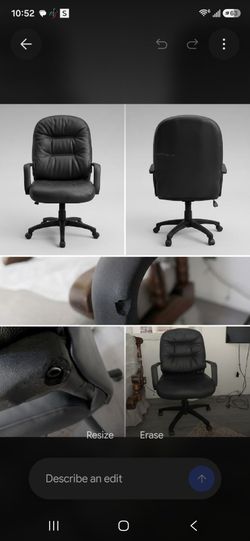 Ultra-Plush Black Executive Office Chair – Extra Wide & Super Comfortable