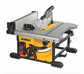 Dewalt 15 Amp Corded 8-1/4 in. Compact Portable Jobsite Tablesaw (Stand Not Included)
