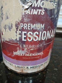 Absolutely free nearly full extortion paint satin- Enamel light- medium