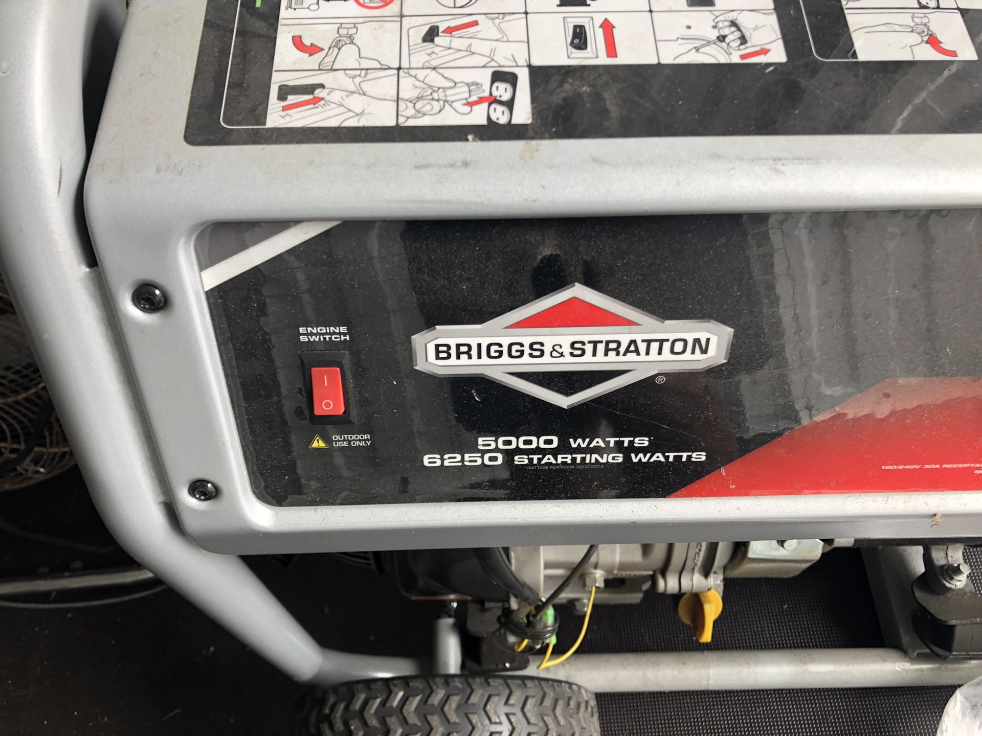 Briggs and Stratton portable 5000 watt Generator