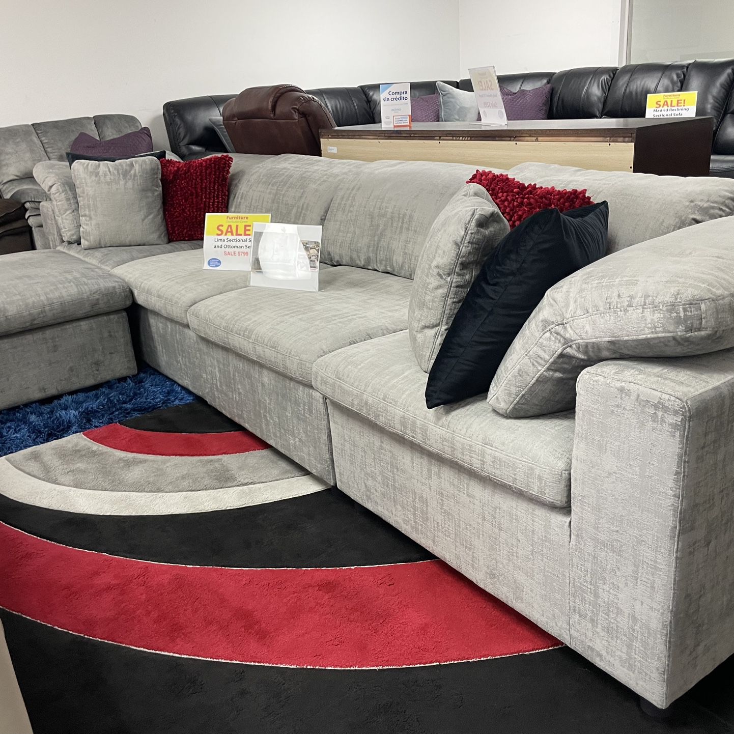 Beautiful Lima Sectional Sofa Set!$799 LIMITED TIME! *EASY FINANCING*HUGE SALE*NO CREDIT NEEDED*