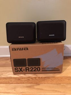 Aiwa Model SX-R220 Speaker System 50W