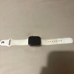 Apple Watch 11 Rose Gold with White Sport Band