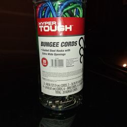 Bungee Cords New In Box 20 Count 
