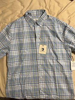 Duck Head Plaid Button-Down Shirt size Medium