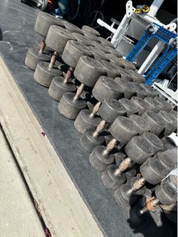 HAMPTON Rubber Dumbbells