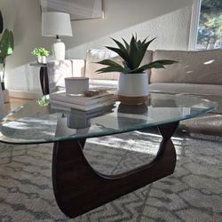 Triangular Coffee Table And End Table Set