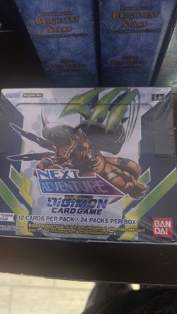 Next adventure Digimon card game