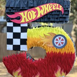 Number 5 Hot Wheels Piñata 