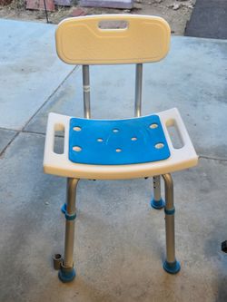 Adjustable Shower Chair with Back