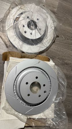 Brand new Z1 (Sport) Performance Brake Rotors - Akebono - Rear, for Nissan 300ZX, 370Z; Infiniti G37, Q60 ‘14-16