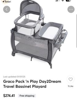 Graco Moisés / Playpen/ changing station & Bath support Bundle