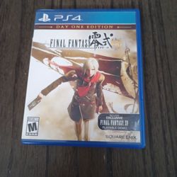Video Game Final Fantacy Ps4