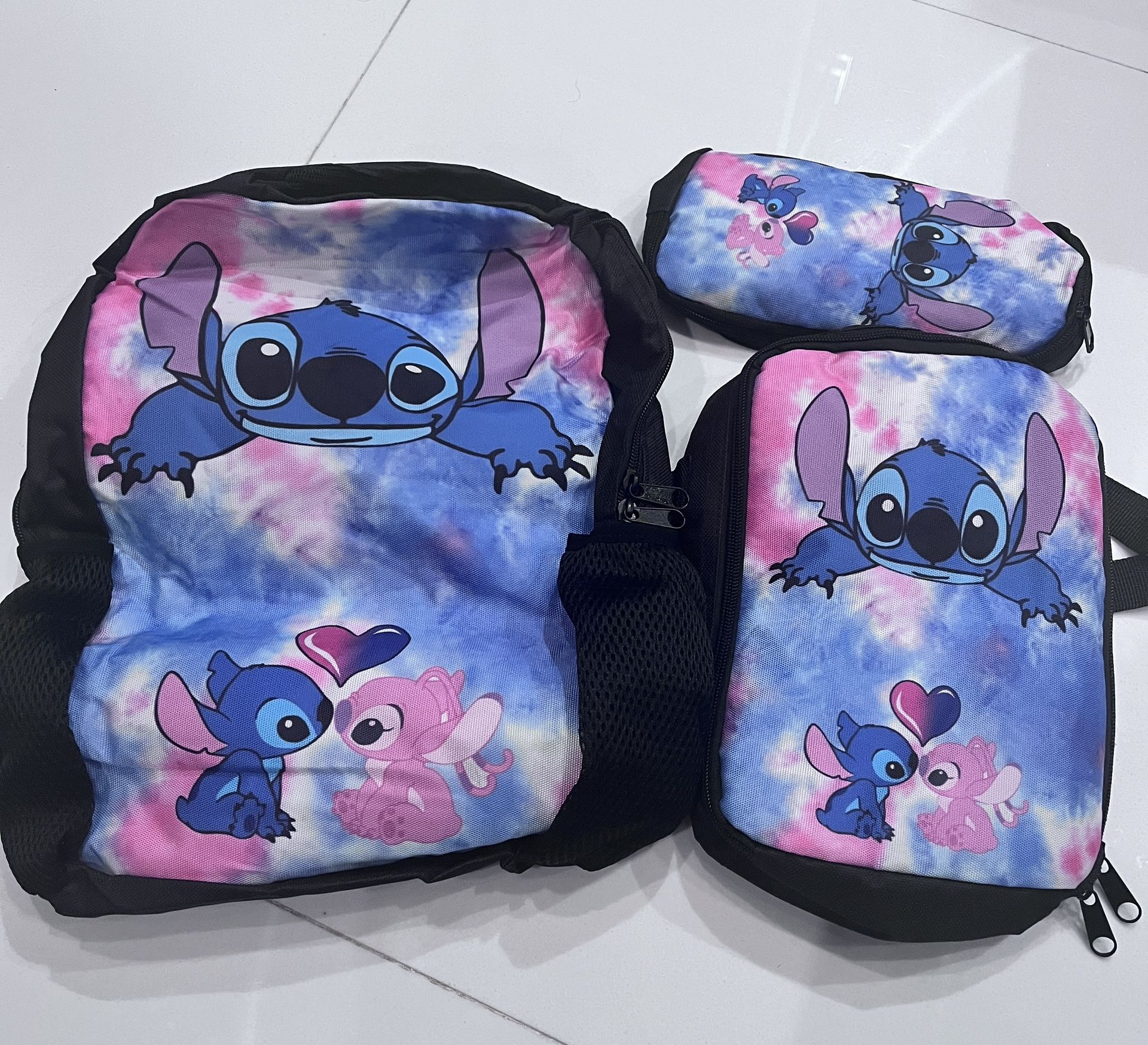 Stitch Backpack, Lunchbox & Pencil Case