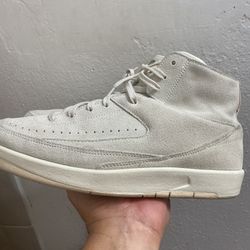 AIR JORDAN 2 Retro Deconstructed Sail Decon Authentic ,Size 9.5 men’s 