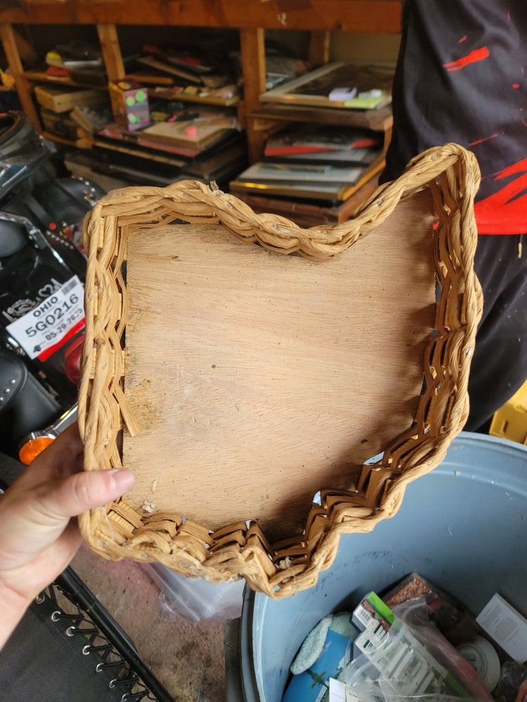 Ohio State Wicker Basket
