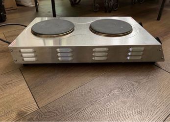 Double Burner Electric Countertop Hot Plate